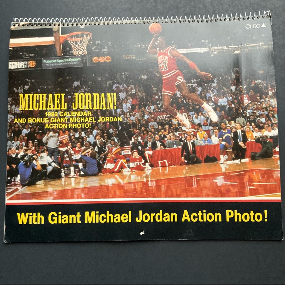 Vintage Michael Jordan Unused 1992 Calendar